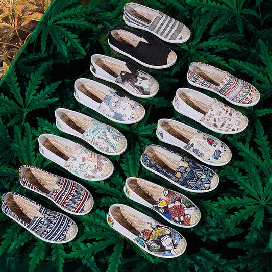 Women’s Summer Mesh Flat Shoes - Breathable Lightweight Slip-On Loafers & Casual Comfort Sneakers