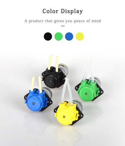 Kamoer DC 12V/24V Dosing Pump - Peristaltic Pump with Connector for Arduino, Aquarium, Lab & DIY Liquid Applications