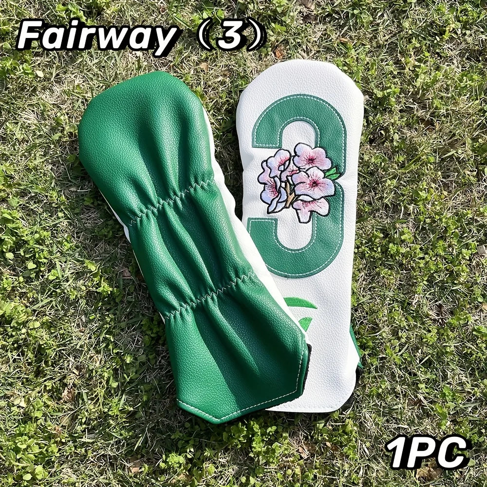 Golf Club Head Covers – 1pc/4pcs for Driver, Fairway Wood, Hybrid & Iron, Golf Accessories Supplies