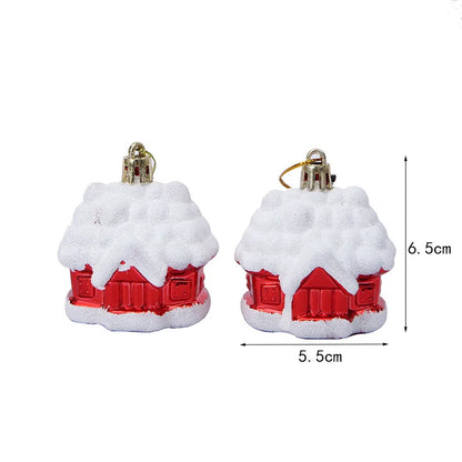 Christmas Tree Hanging Ornament – Red & White Candy Cane Pendant for Xmas, Home Decor & New Year 2024