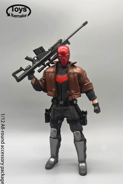 ToysRemake TRD001 1/12 Red Hood Action Figure — 6" Movable Detective Comics Anime Mini Head Sculpt Collectible Full Set