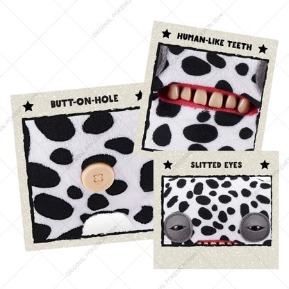 Original Fuggler Ugly Teeth Monsters Plush Toys – Butt Ugly Pets Snowman & Reindeer Dolls for Christmas & Kids Gifts
