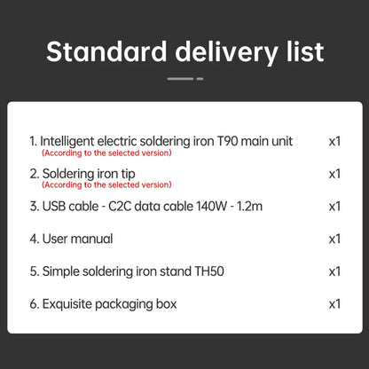 ALIENTEK T90 Soldering Iron – 140W High-Precision Temperature Control 80-450℃ Professional Repair Tool