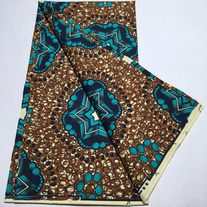 African Wax Print Fabric - Nigerian Ankara Batik Dutch Fabric for Women’s Dresses & Sewing Materials