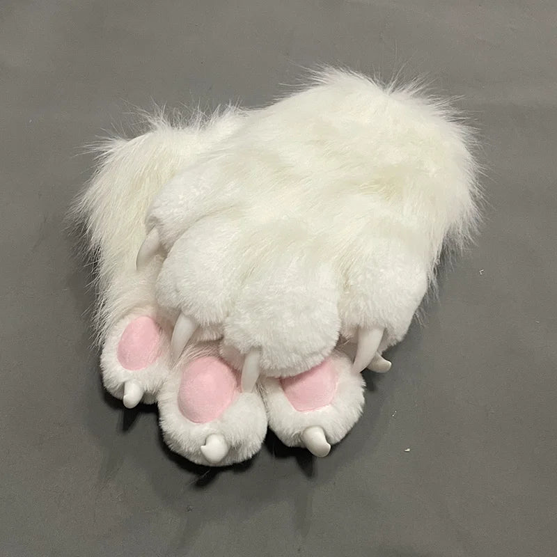 Custom Furry PAWS Long Gloves – Cartoon Kigurumi Fursuit Cosplay Costume Accessory Pair