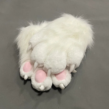Custom Furry PAWS Long Gloves – Cartoon Kigurumi Fursuit Cosplay Costume Accessory Pair