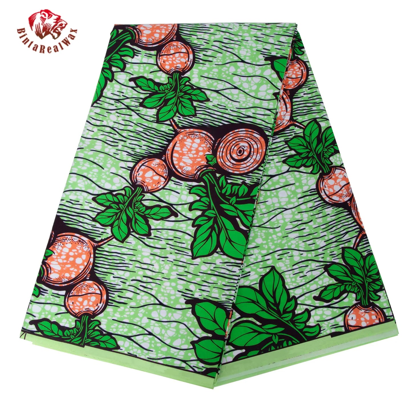 Bintarealwax Ankara Fabric - Wholesale Polyester Sewing Material for Women's Party Dresses FP6390