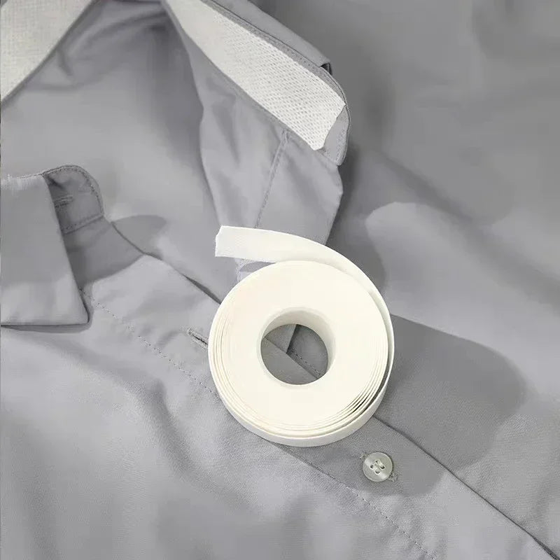 8/16M Hat & Shirt Collar Anti-Dirty Protector – Self-Adhesive Disposable Sweat-Absorbent Fixing Tape for Grime Protection
