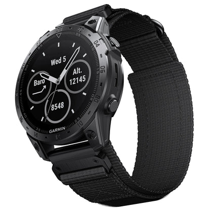 Nylon Quick Fit Loop Strap for Garmin Fenix & Forerunner — 22mm, 26mm Bands for Fenix 7X/7 Pro/6X/6/5X/5 Plus, Tactix 7, Forerunner 965/955, Enduro 2
