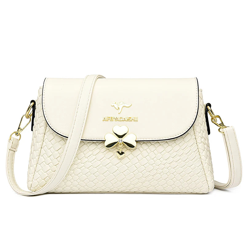 Luxury Women’s Designer Handbags – 2025 Soft Knitting Leather Crossbody Shoulder Bag