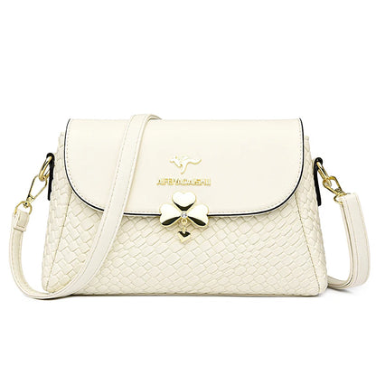 Luxury Women’s Designer Handbags – 2025 Soft Knitting Leather Crossbody Shoulder Bag