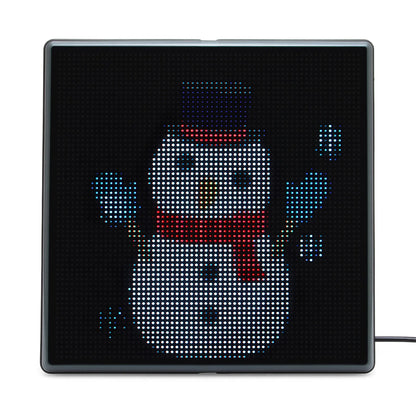 RGB LED Pixel Display Panel Lamp – 16x16 / 32x32 / 64x64 Programmable App Control Creative Art Screen Night Light for Anime & Gaming Room Decor