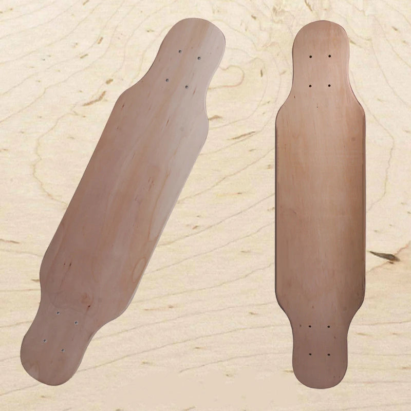 7-9 Layer Maple Skateboard Deck – Double Rocker Mini Cruiser & Dance Board with High Elasticity