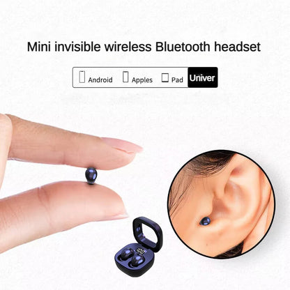 Mini Wireless Bluetooth Earbuds - Ultra Small Invisible Sleep Headphones with Noise Reduction