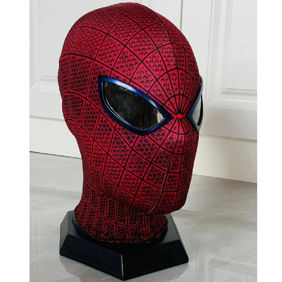 Magnetic Spider-Man Lens Mask - Garfield Style Spandex Head Mask for Cosplay, Collectors & Fans