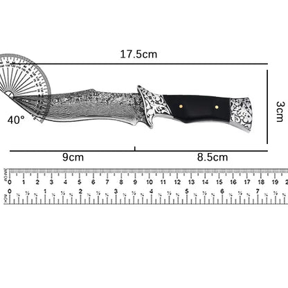 Portable Outdoor Knife – Sharp Straight Blade for Fishing, Camping, and Field Use