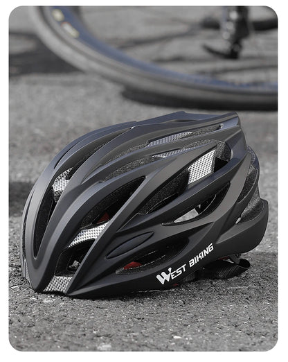 WEST BIKING Ultralight Cycling Helmet - Integrated Molding MTB & Road Bike Helmet for Men & Women