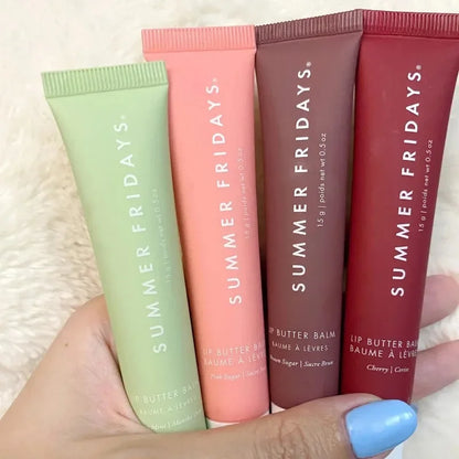 Summer Fridays Lip Balm - Moisturizing Glossy Lip Oil with Vanilla Pink Sugar & Guava Shine