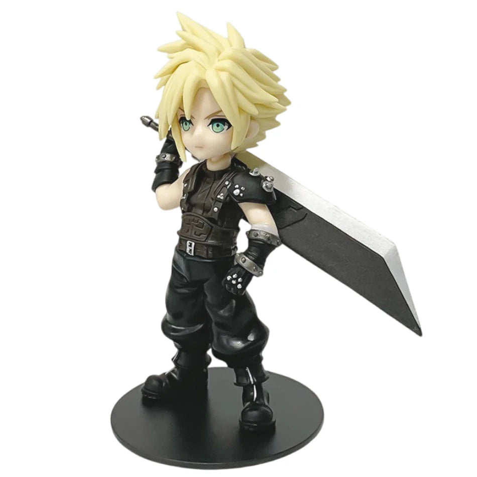 11-12cm Final Fantasy Anime Figures – Cloud, Tifa, Aerith & Zack PVC Collectible Toy Gift