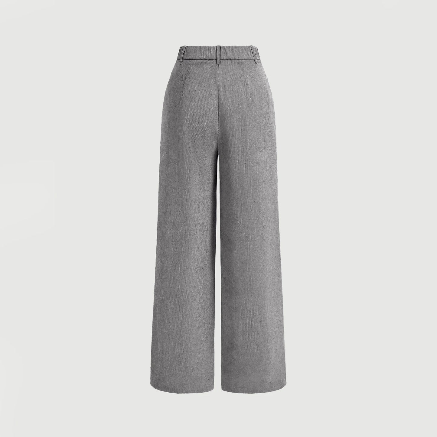 Mia Muse Women's All-Season Casual Pants – Retro Vintage Pocket, Natural Waist, Full Length for Any Occasion