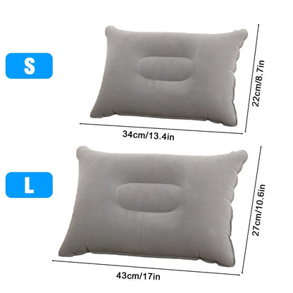 Outdoor Portable Travel Sleep Pillow – Inflatable Camping, Picnic, Beach Pillow for Tent, Comfortable Folding Equipment (G6X8)