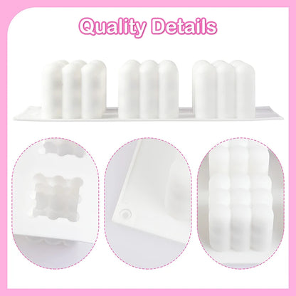 3D Silicone Pastry Mold — French Dessert, Mousse & Cake Baking Pan for Chocolate, Candles, Soap, Fondant, DIY Cake Decoration Tools