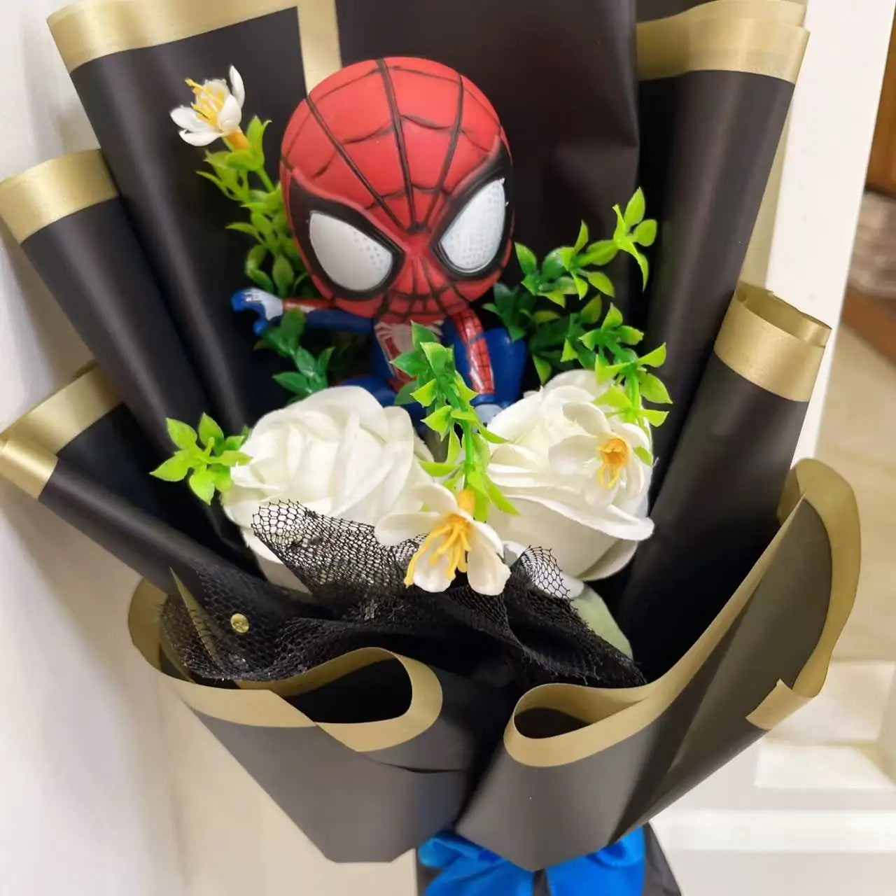 Superhero Plush Dolls — Handmade Spider-Man, Hulk, Superman & Captain America Bouquet Toys, Gift for Boys, Graduation, Christmas & Birthday