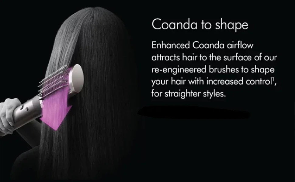 Professional Curling Iron & Hair Dryer Hot Comb – Hair Straightener Styling Brush for Salon & Home