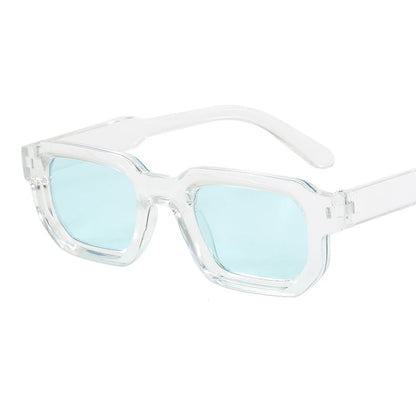 Vintage Rectangle Sunglasses for Men & Women – Retro UV400 Luxury Brand Design Eyewear