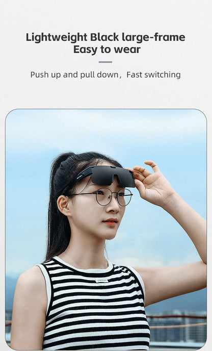 WEST BIKING Large Frame Cycling Glasses — Polarized Photochromic Sunglasses Fit Over Myopic Goggles
