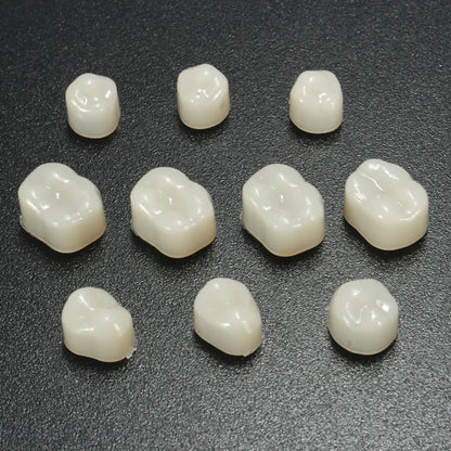 50/100pcs Dental Temporary Crown Resin Veneers – Porcelain Teeth Materials for Anterior & Posterior Teeth Restoration