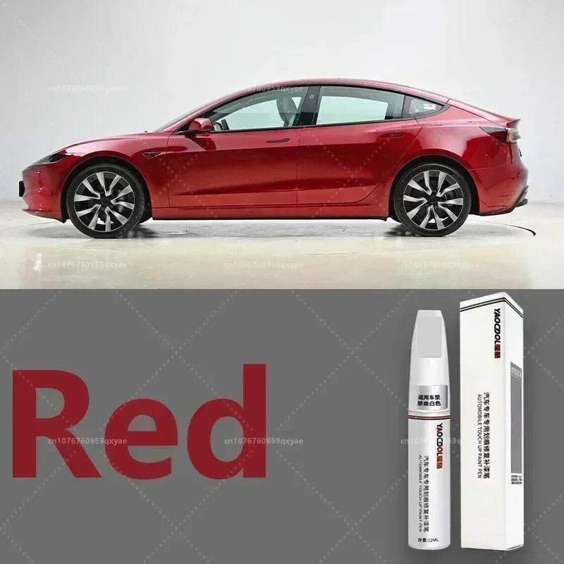 Tesla Model 3/Y/X Pearl White Paint Repair Pen – Touch-Up Kit for Auto Paint Restoration