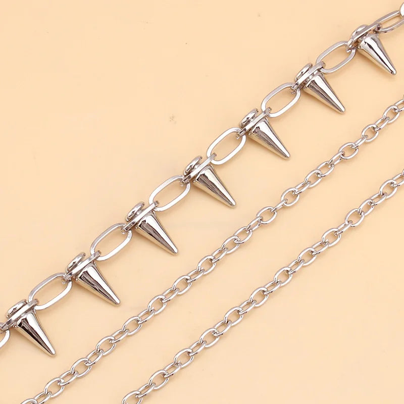 Hip-Hop Punk Rock Metal Waist Chain – Unisex Keychain & Wallet Chain for Jeans & Trousers