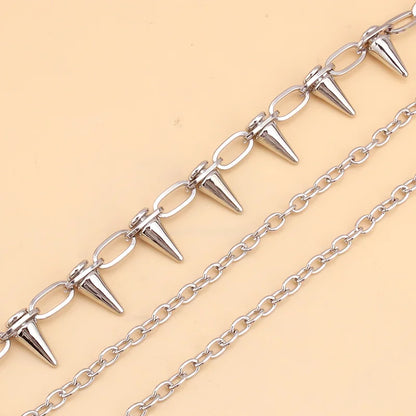 Hip-Hop Punk Rock Metal Waist Chain – Unisex Keychain & Wallet Chain for Jeans & Trousers