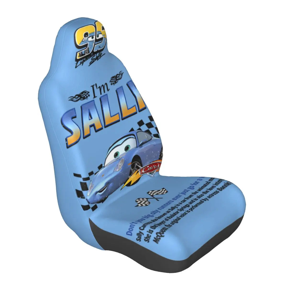 Sally Lightning McQueen 95 Car Seat Cover – Durable 1-Piece Universal Fit for Trucks, Cars & Sedans