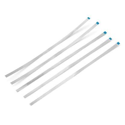 AZDENT Dental Diamond Polishing Strips – 5pc Stainless Steel Orthodontic IPR Fine & Medium Polish