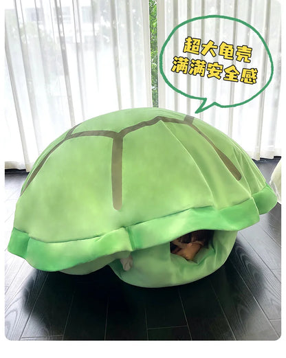 Extra Large Wearable Turtle Shell Plush – Funny Soft Sea Turtle Toy, Pillow & Dress-Up Costume for Kids and Adults