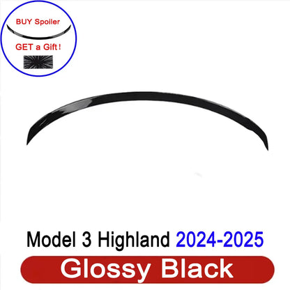 Newest Model 3 Highland 2025 Rear Spoiler – High-Performance Wing for Tesla Model Y (2017-2024) Car Accessories