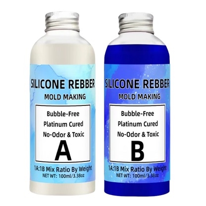 Silicone Mold Making Kit – Platinum Cured Flexible Easy Mix Silicone for Resin Casting & DIY Molding Projects