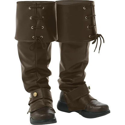 Medieval Viking Gothic Cosplay Shoes – Renaissance Warrior Knight Costume Footwear for Men & Women, Halloween & Carnival Party