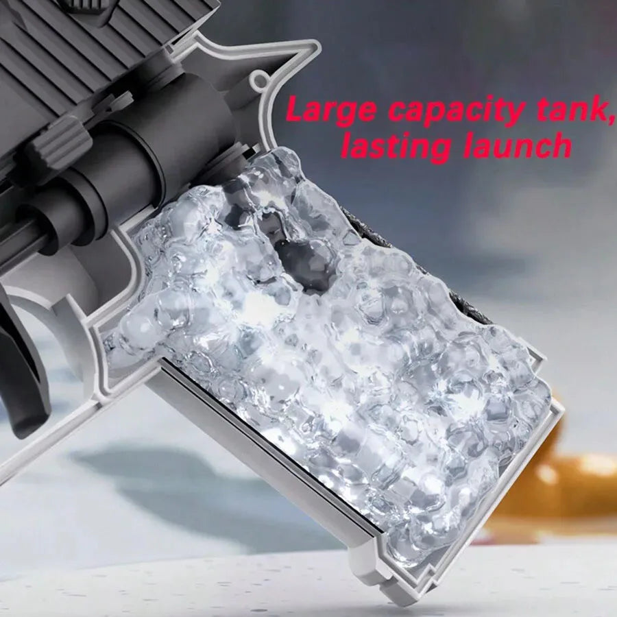 Kids Summer Mini Desert Eagle Water Gun – Mechanical Continuous Firing Small Pistol for Beach & Pool Play