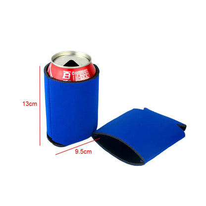 1PC Solid Color Portable Cup Cover Beer Sleeves Camping Can Cup Soda Cover Foam Material Drink Cooler Bottle Outdoor Sleeve