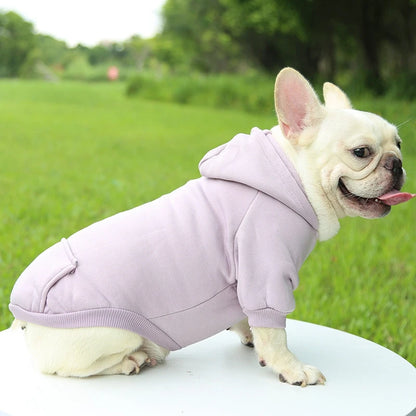 Warm Fleece Pet Vest - Cute Hoodie Sweater Coat for Small to Medium Dogs | Winter Puppy Shirt Jacket Costumes
