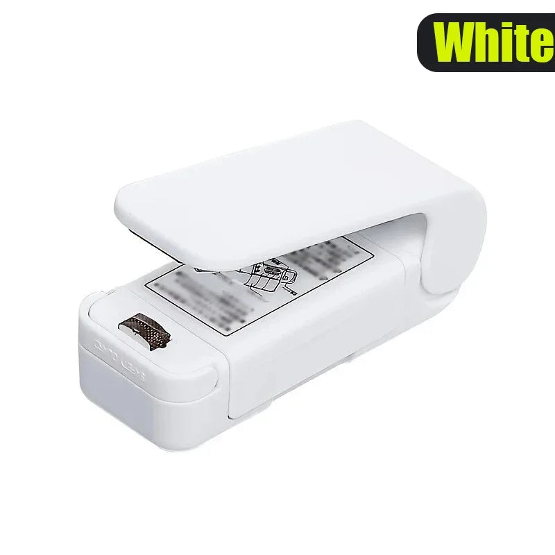 Mini Heat Sealing Machine – Portable Food Bag Sealer for Kitchen, Plastic Bag Closure & Packing Tool