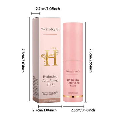 Moisturizing Multi Balm Stick - Collagen Hydrating Balm for Skin Firmness, Brightness, and Wrinkle Care