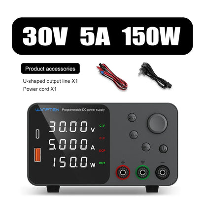 Wanptek DC Power Supply – Adjustable 30V 10A / 60V 5A Lab Bench Voltage Regulator, Variable 120V 3A Power Supply