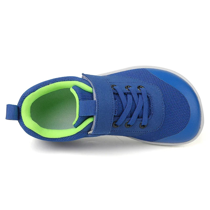 Kids Barefoot Sneakers - Wide Toe Natural Foot Shape Shoes For Boys & Girls Toddlers and Big Kids