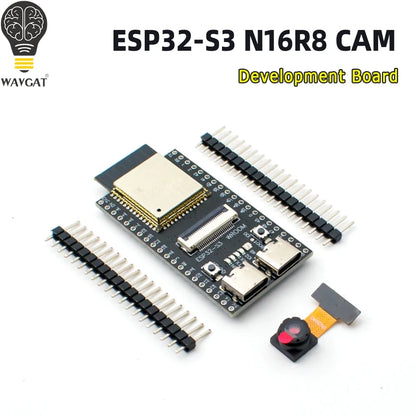 WAVGAT ESP32-S3 WROOM N16R8 CAM Board - OV2640/OV5640/OV3660 Camera WiFi Bluetooth Wireless Development Module