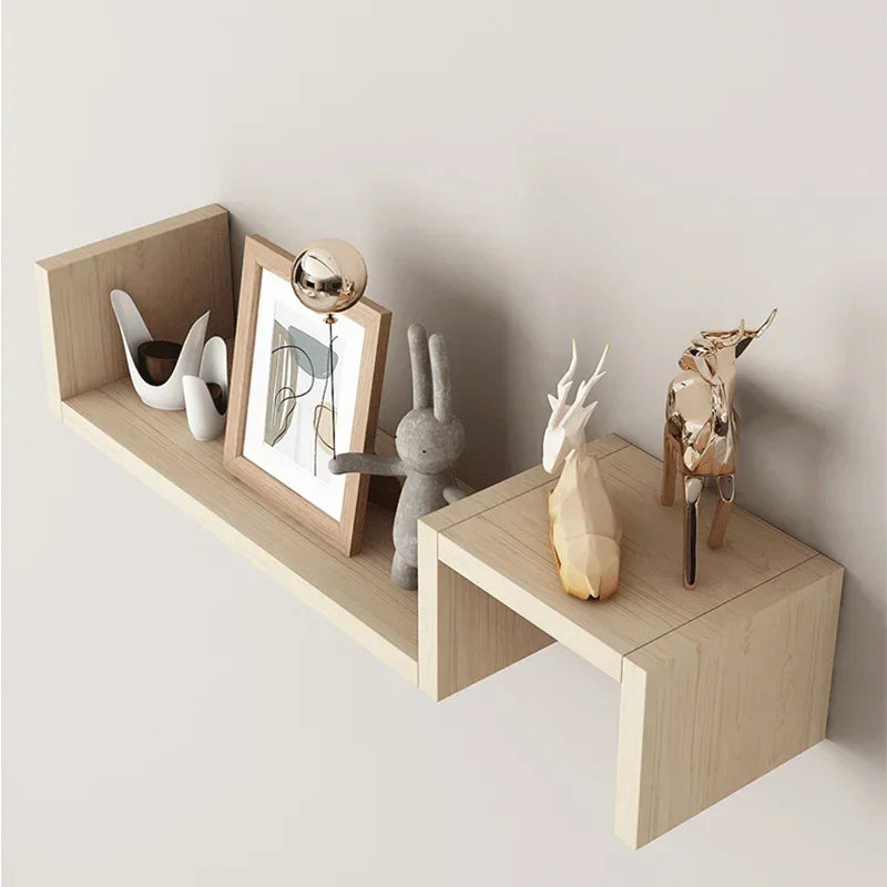 Floating Wall Shelf – Partition & Reinforcement Board with Strong Load-Bearing Capacity, Easy Installation