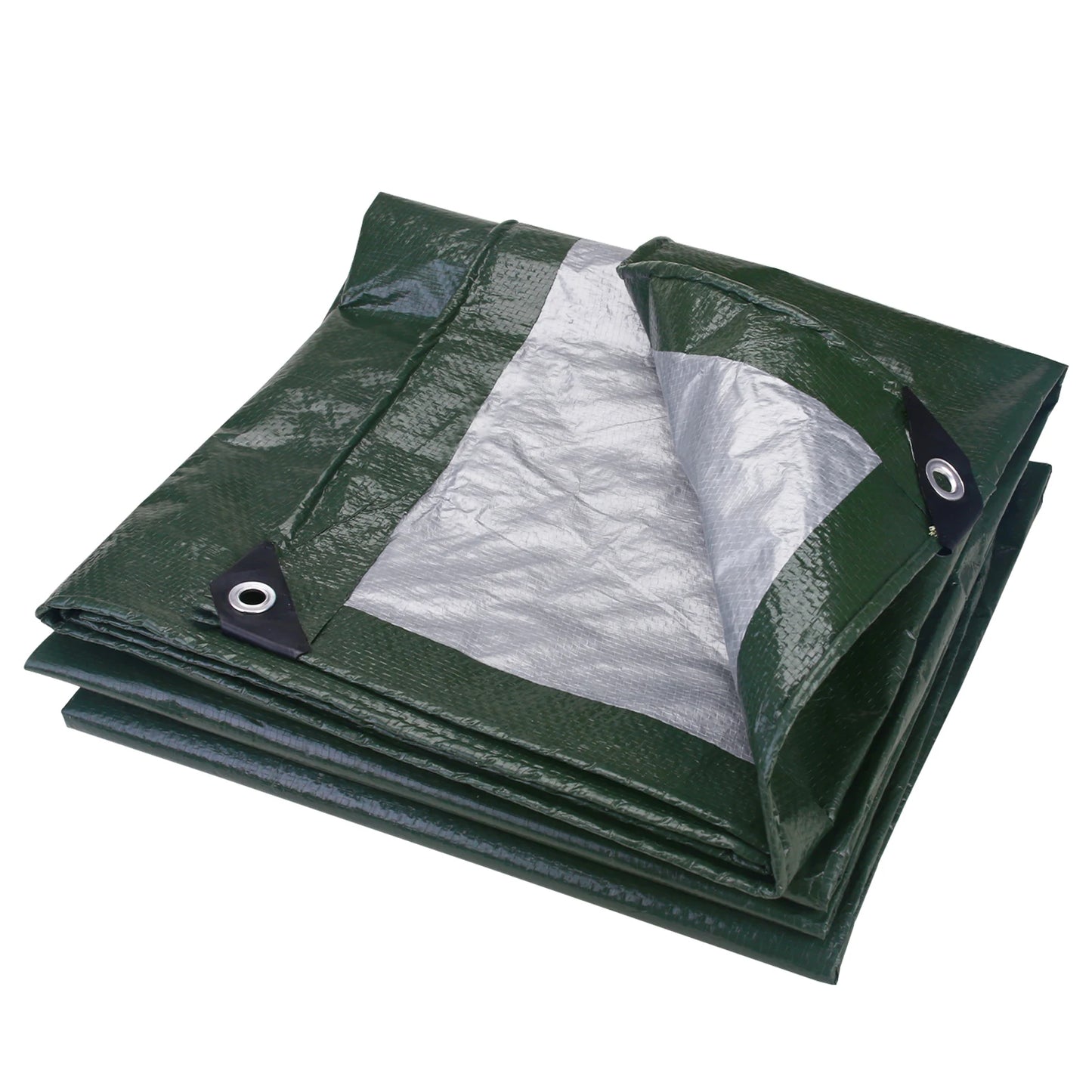 Heavy Duty Waterproof Large Tarpaulin 5x4m / 3x2m – Reinforced Outdoor Rain Cover Multipurpose Tarp for Garden, Backyard, Awning & Canopy Protection
